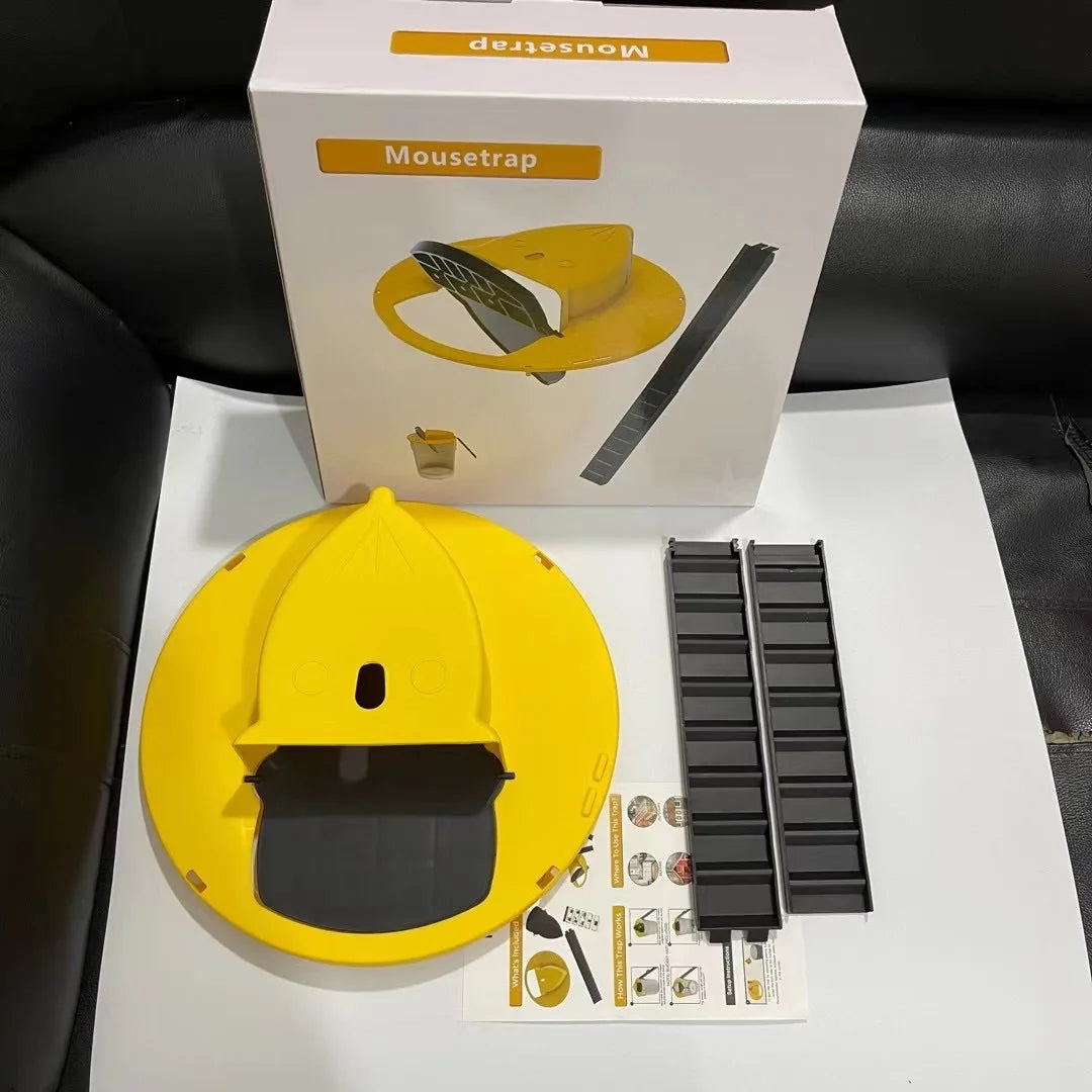Automatic Reset Bucket Mouse Trap