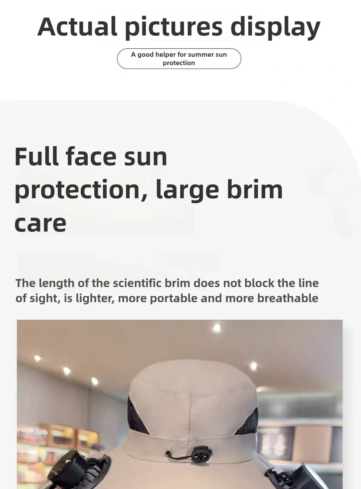 Solar Cooling Sun Hat