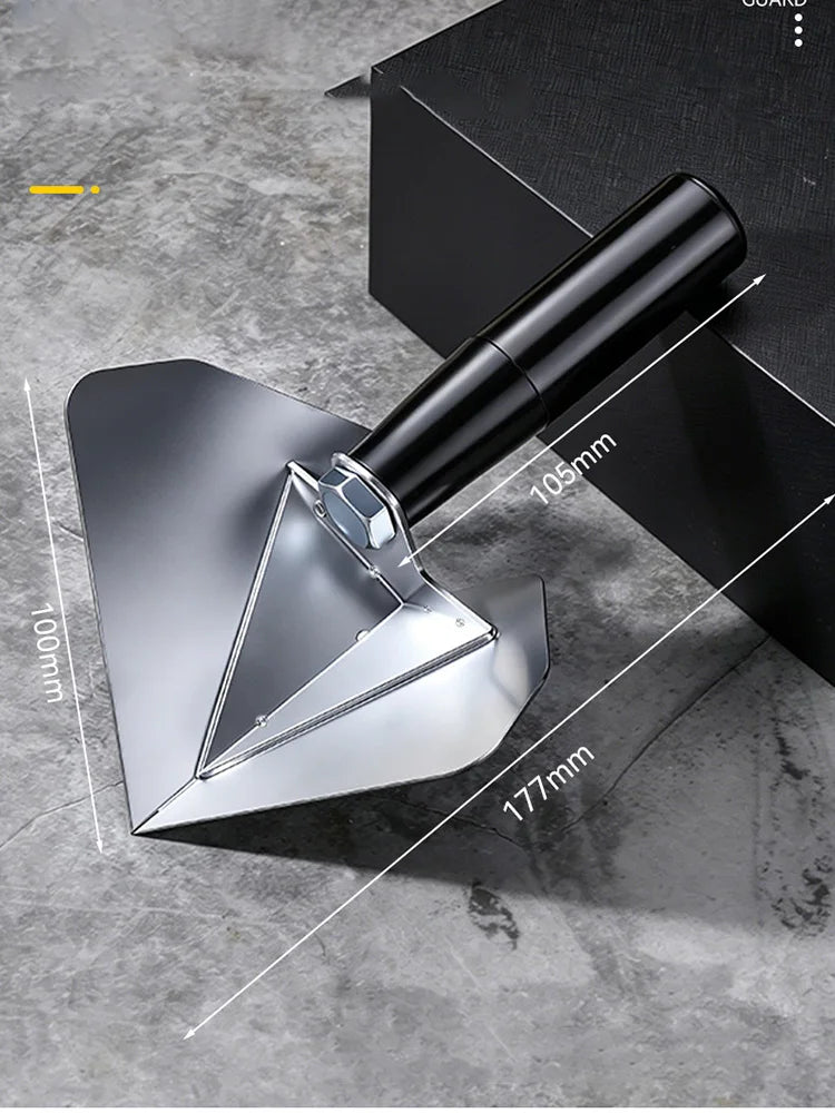 90° Stainless Steel Corner Trowel – Drywall & Plaster Finishing Tool