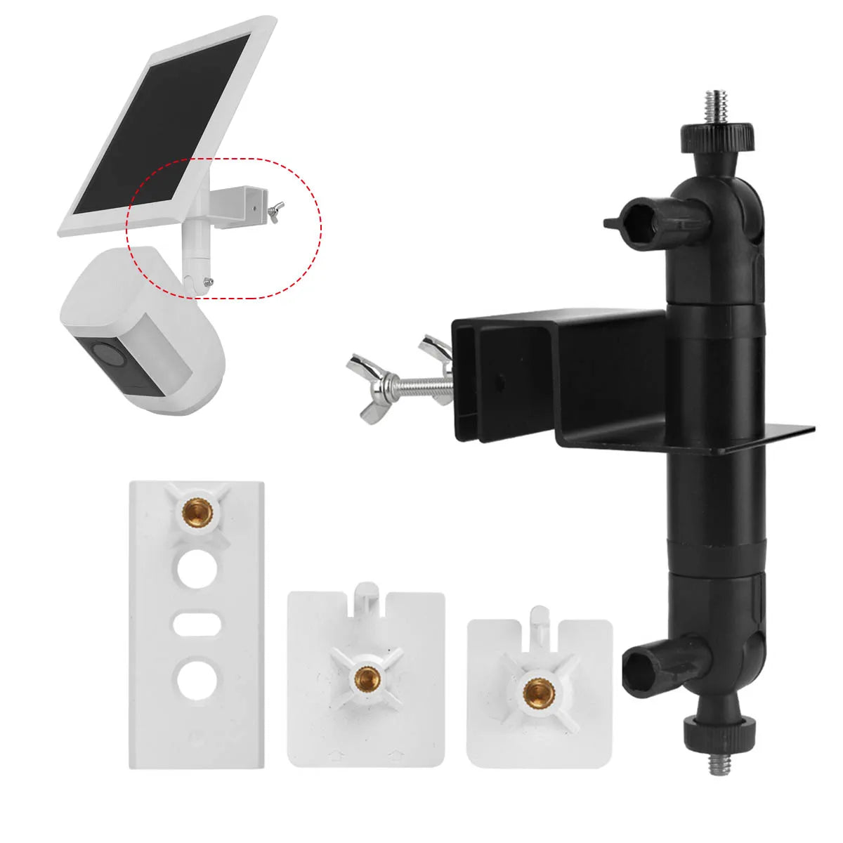 360° No-Drill Gutter Security Camera Mount