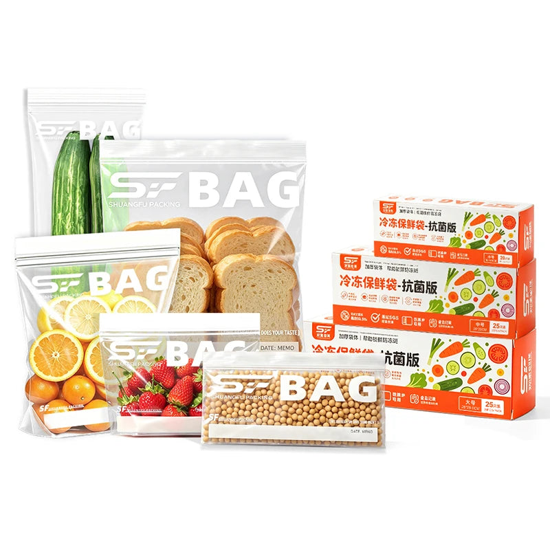 Reusable Double-Seal Food Storage Bags