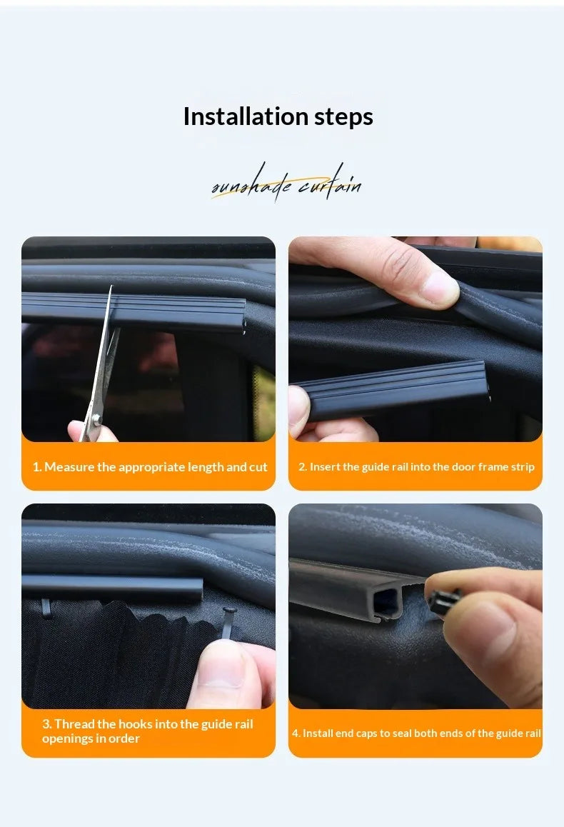 Foldable Car Side Window Sun Shades (2/4 PCS)