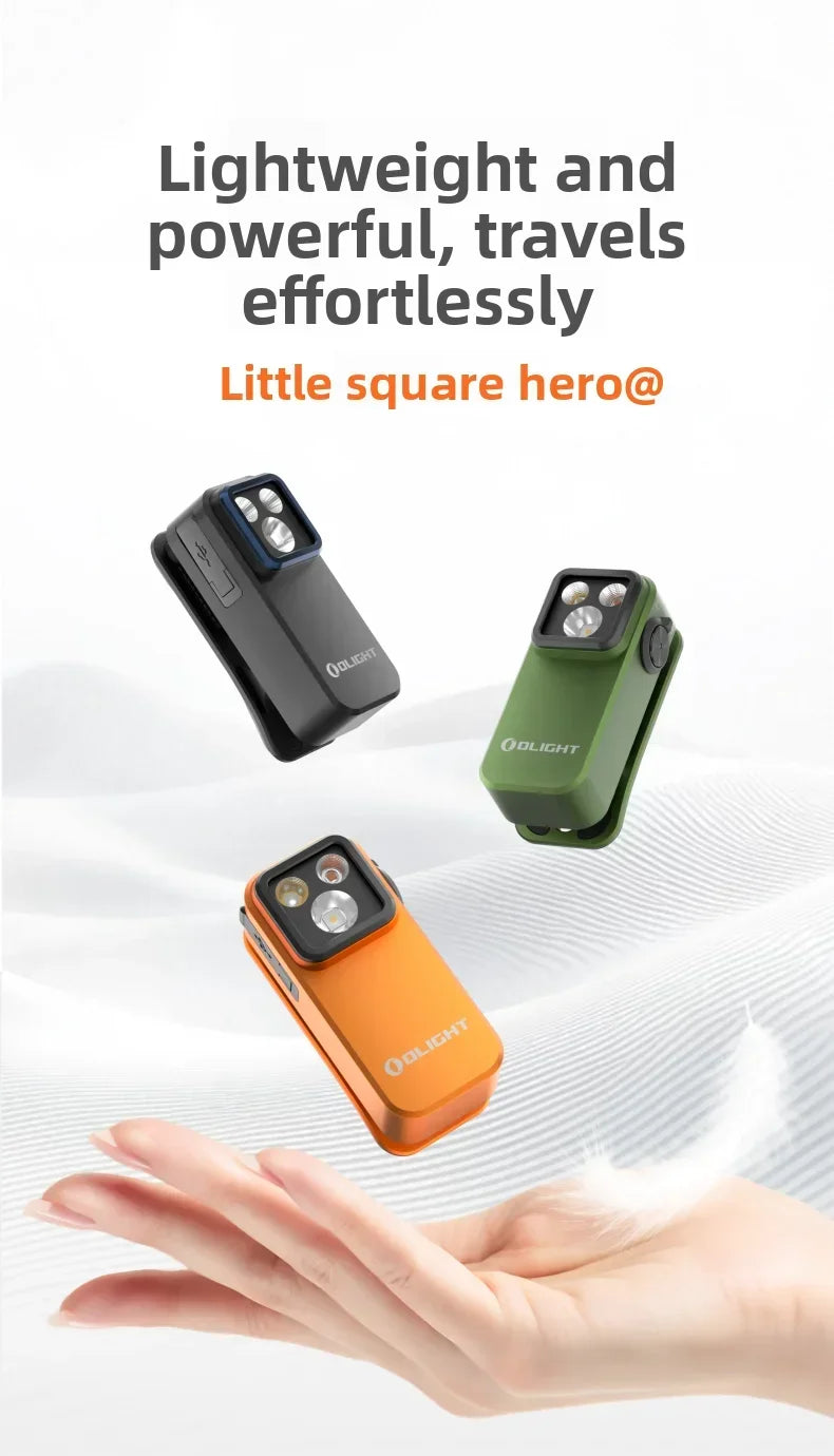 Mini Magnetic Clip-On LED Flashlight