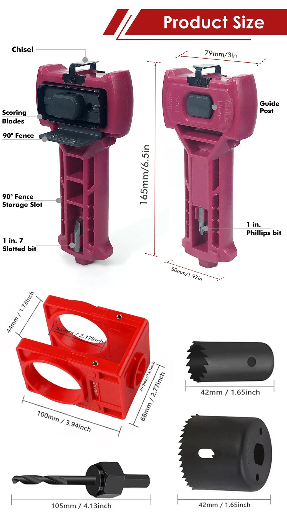 Professional Door Lock Installation Kit