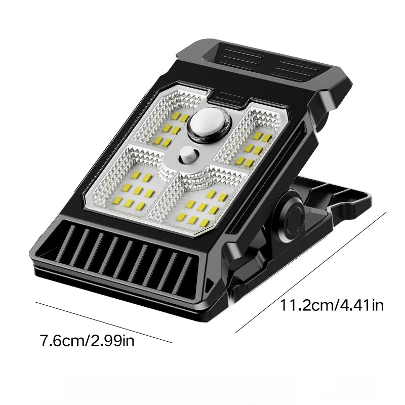 Solar Motion Sensor Clip-On Garden Light