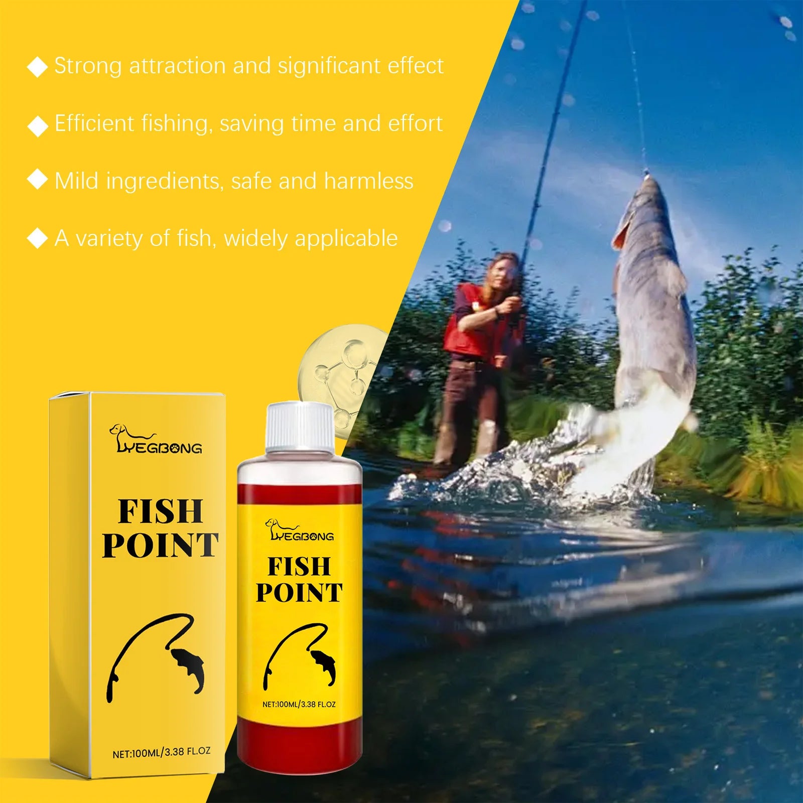Red Worm Fish Attractant Oil 3.4oz (100ml)