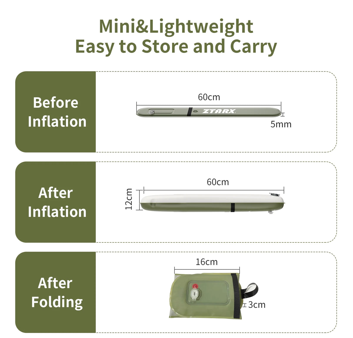 Solar LED Tube Camping Light