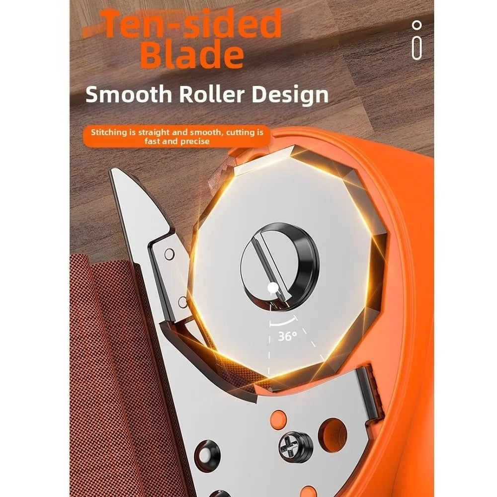 Cordless Electric Rotary Scissors with Safety Lock