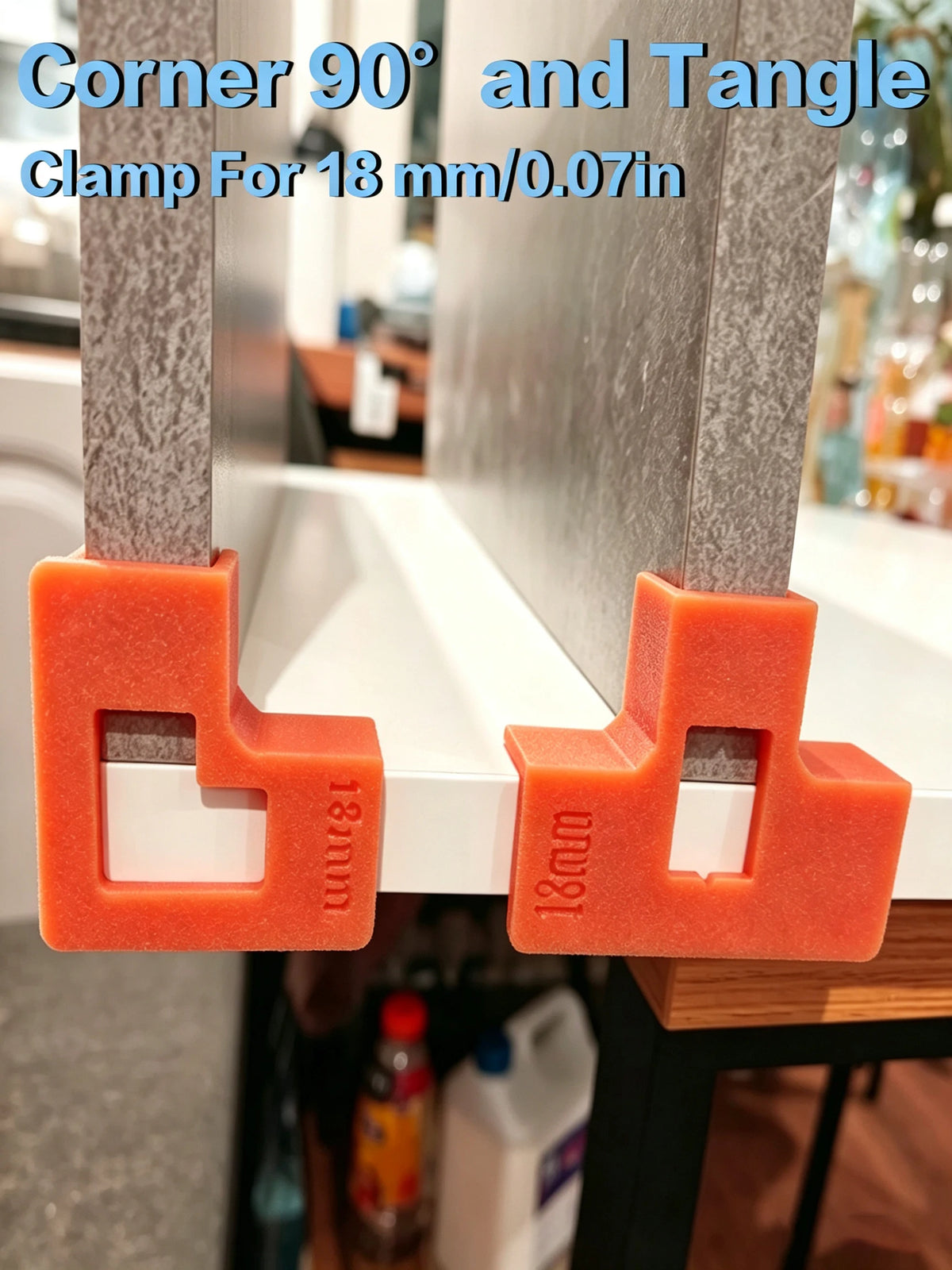 4-Piece 90° Right Angle Woodworking Corner Clamps