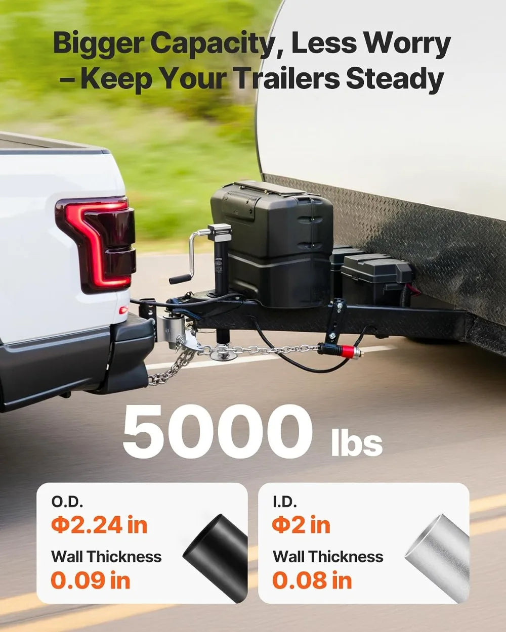 5000 lbs A-Frame Trailer Jack
