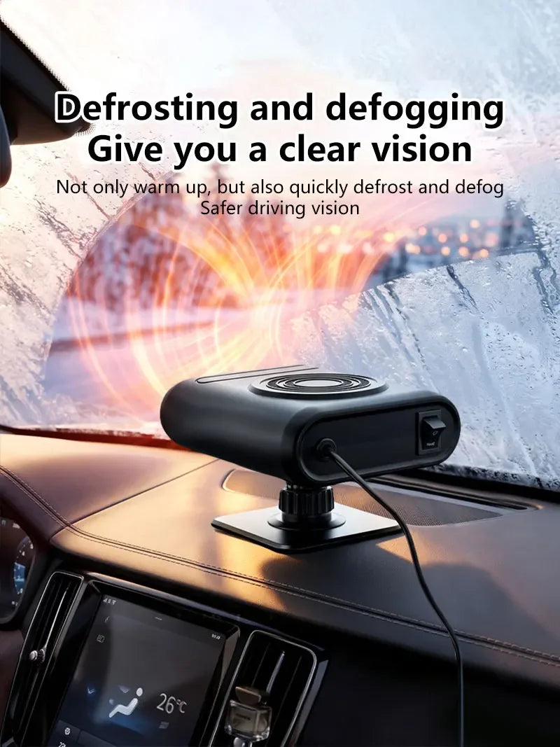 Calefactor y ventilador descongelador portátil para coche ThinkPlus 12V