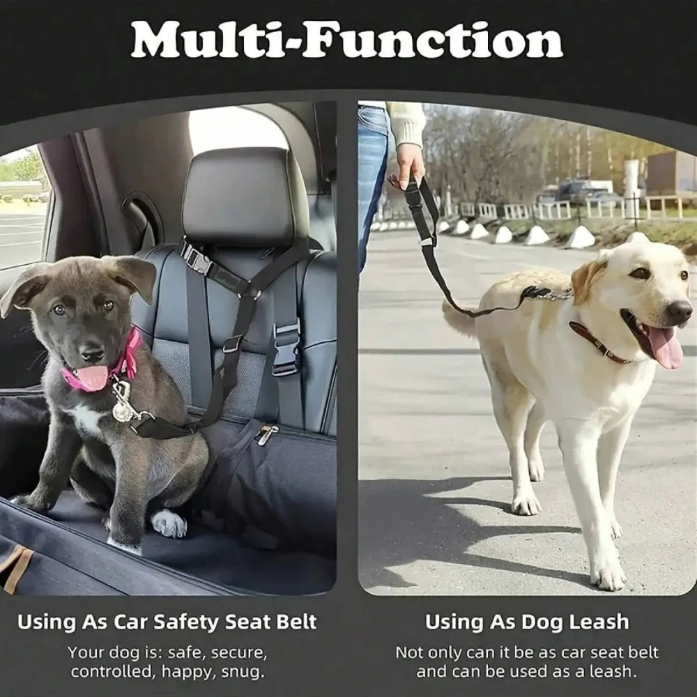 Adjustable Pet Car Seat Belt (T)