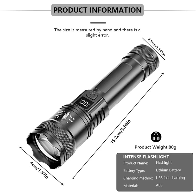 Pro Rechargeable LED Flashlight