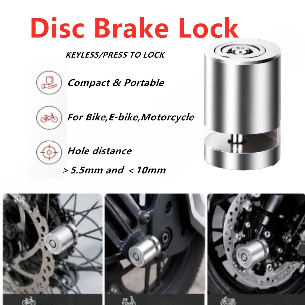 Heavy-Duty Anti-Theft Disc Brake Lock