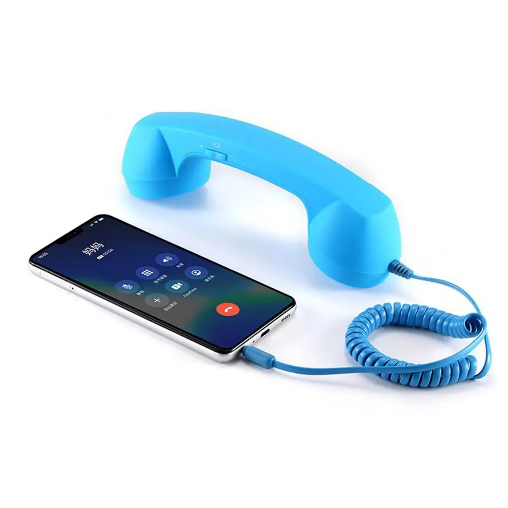 Wired Retro Telephone Handset Receiver (Type-C / 3.5mm)