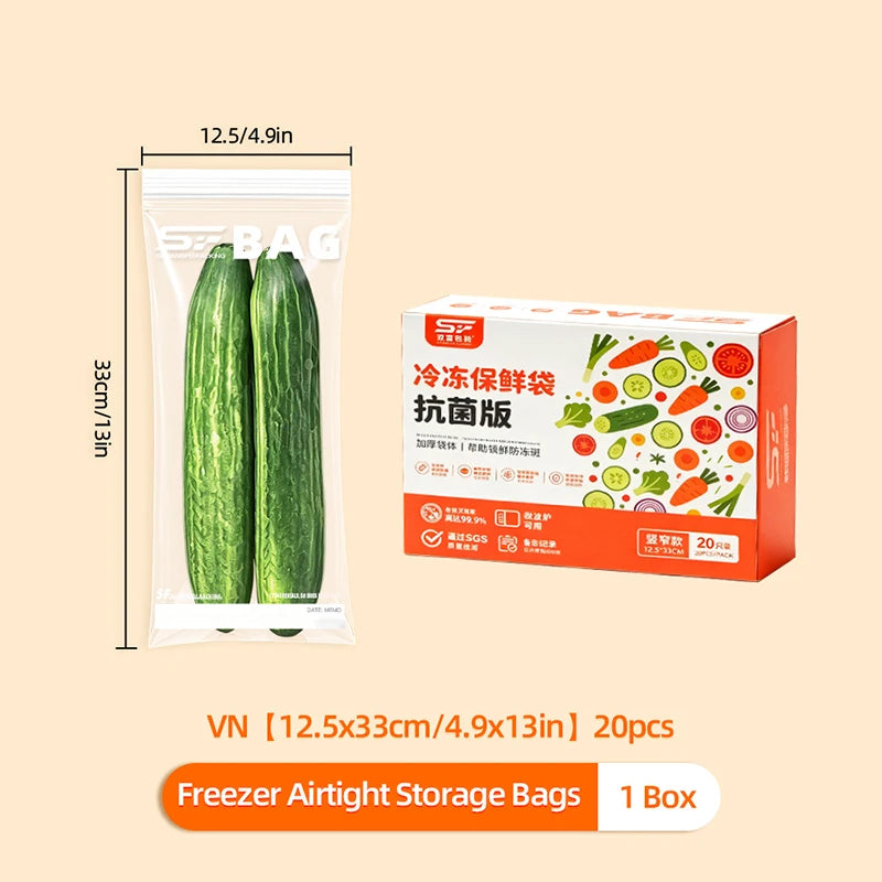 Reusable Double-Seal Food Storage Bags