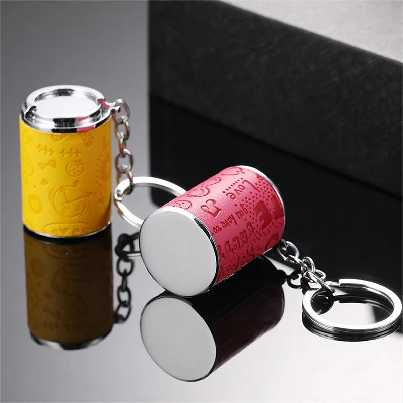 Metal Coin Holder Keychain