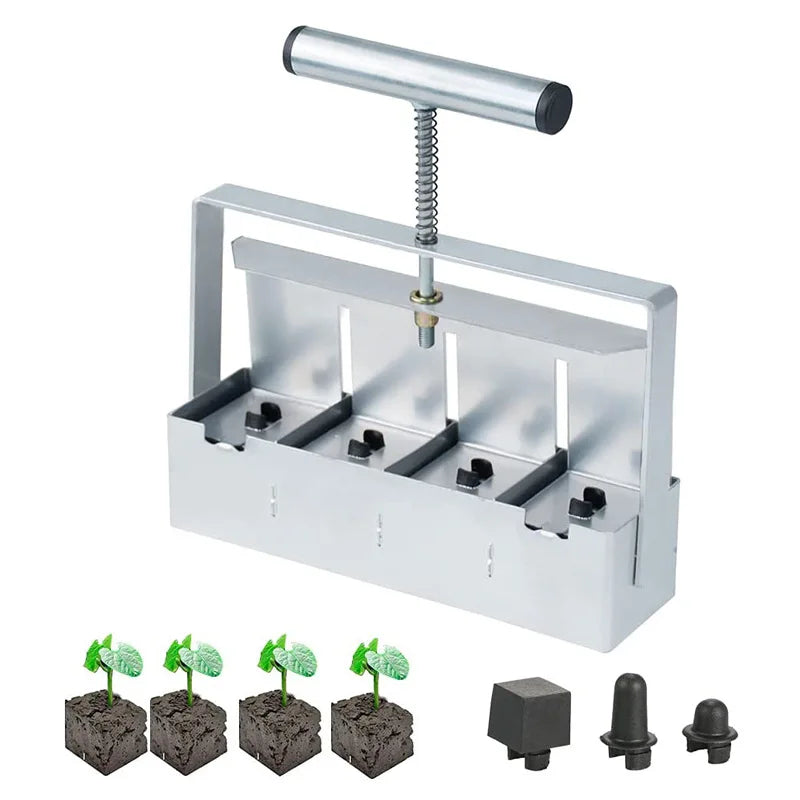 Handheld Soil Block Maker for Seedlings