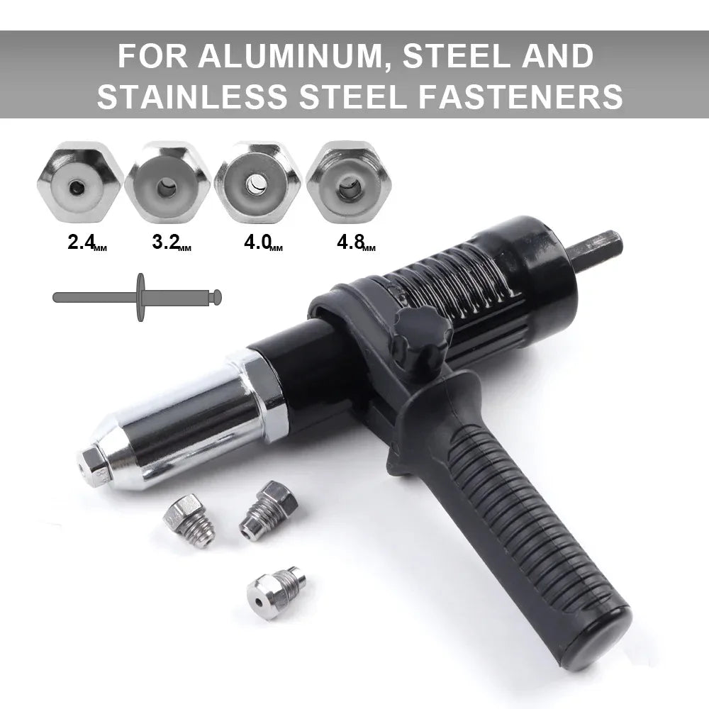 Quick Rivet Gun Drill Adapter