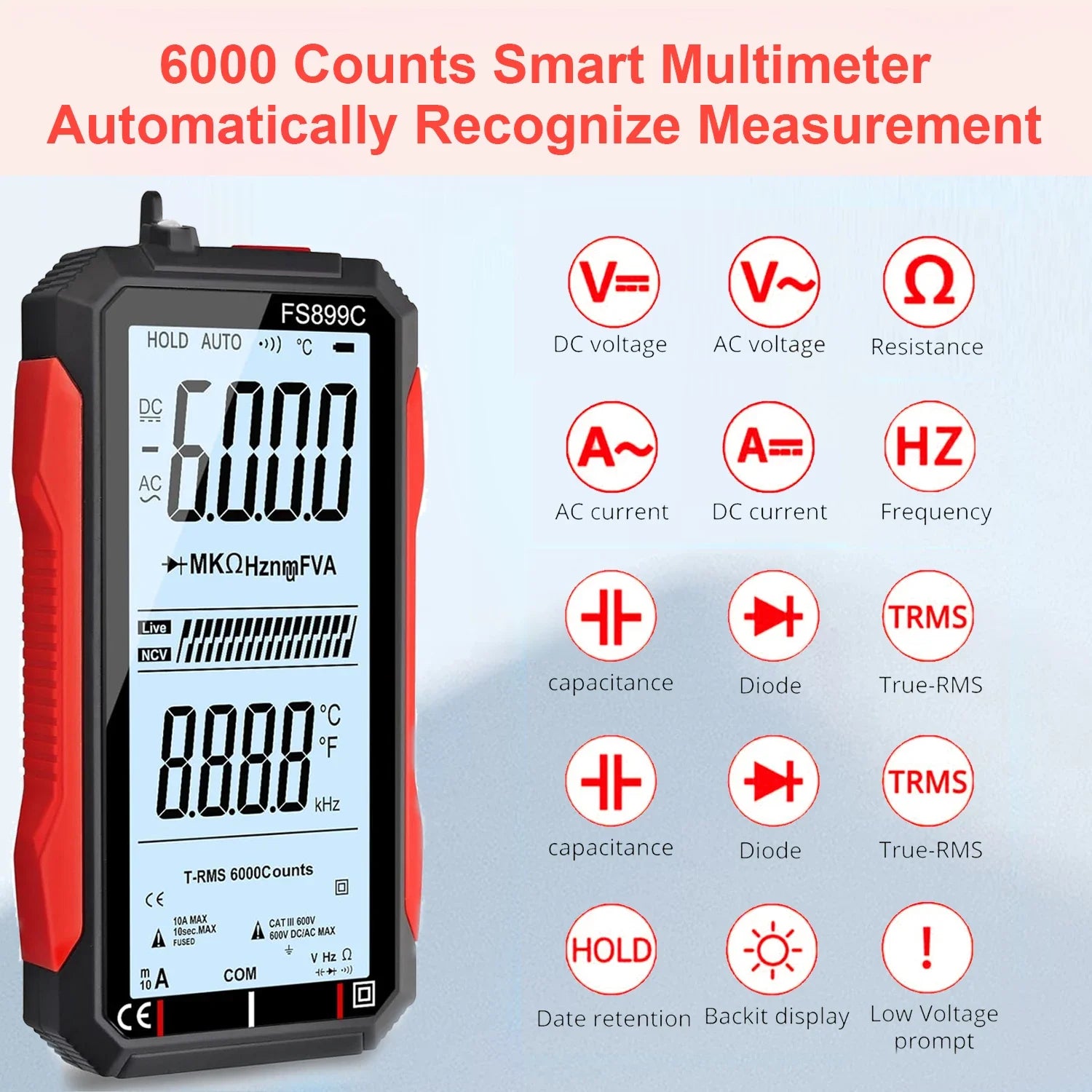 Digital Multimeter 6000 Counts