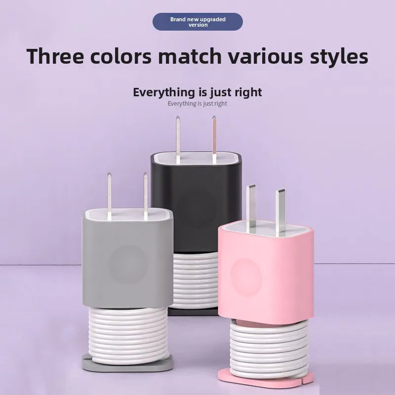 2-Pack Cable Winder & Charger Protective Storage Stand