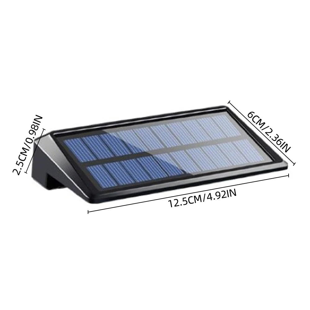 2 Pack Solar Wall Lights – 4 LED Outdoor