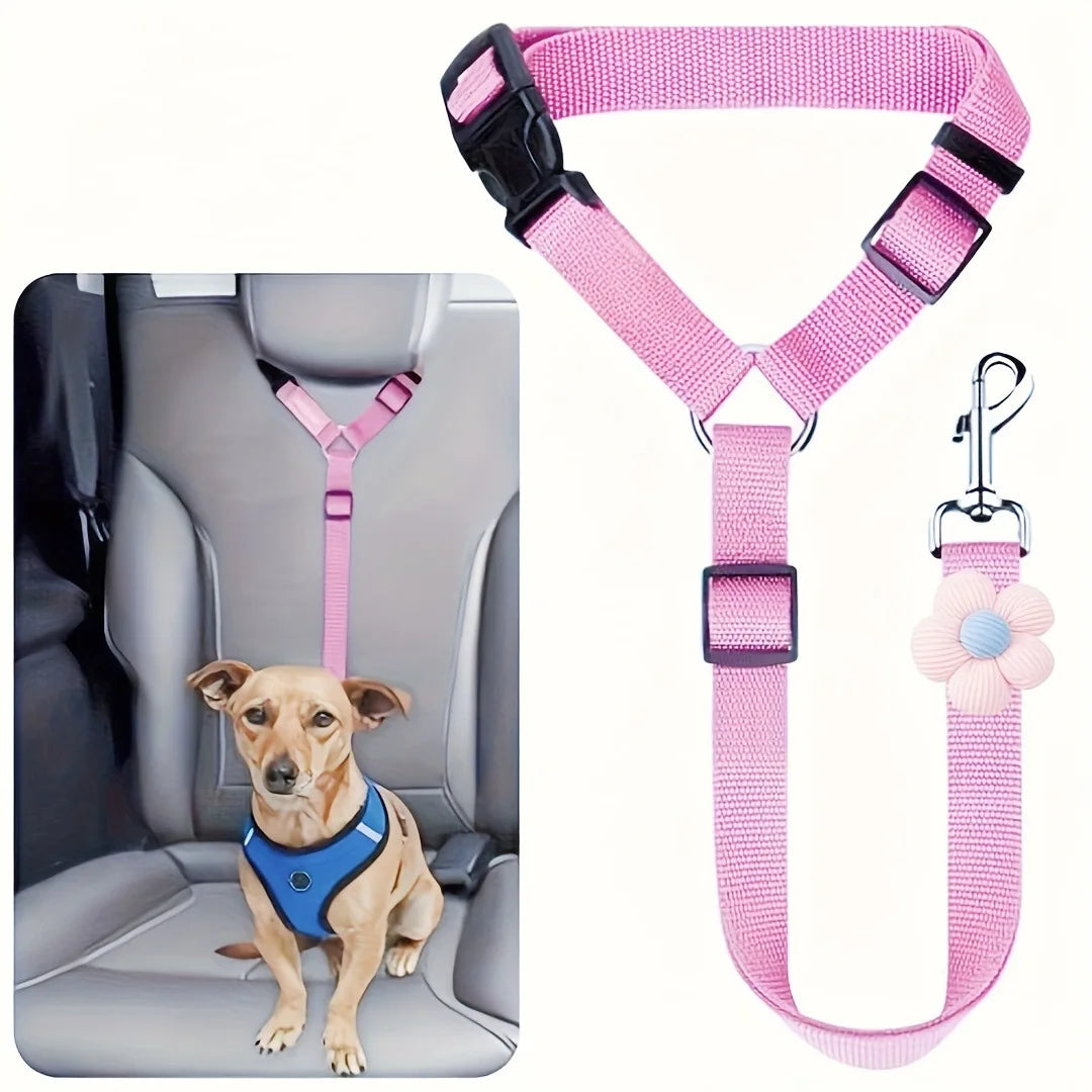Adjustable Pet Car Seat Belt (T)
