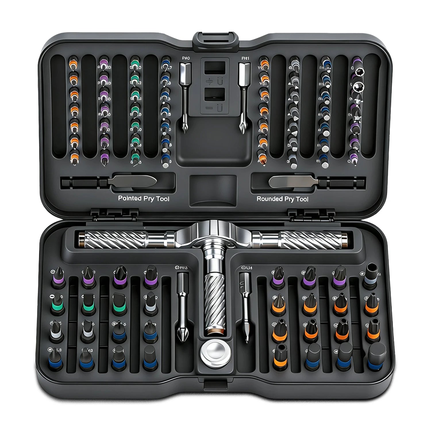 100-in-1 Precision Magnetic Ratchet Screwdriver Set