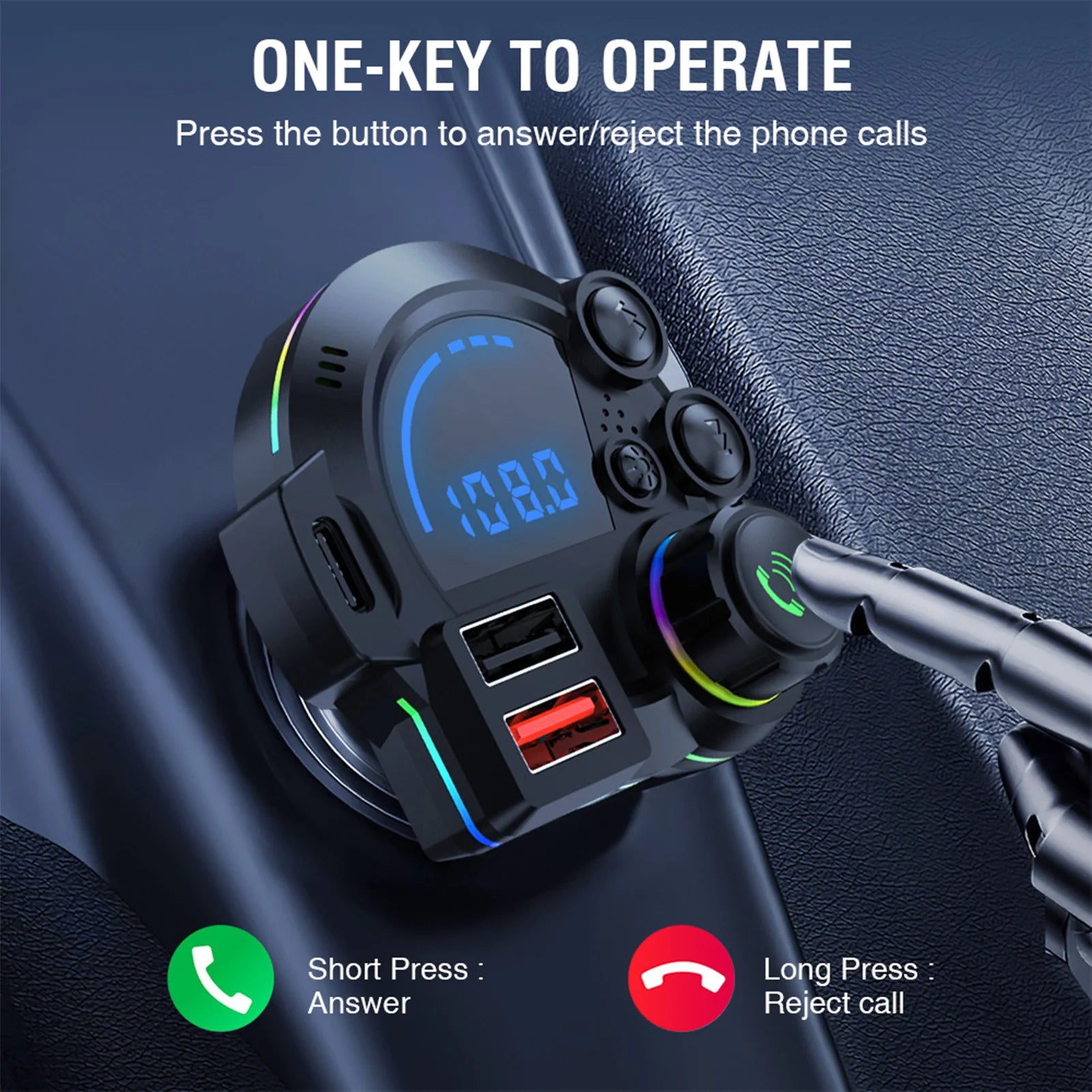 Bluetooth FM Car Charger