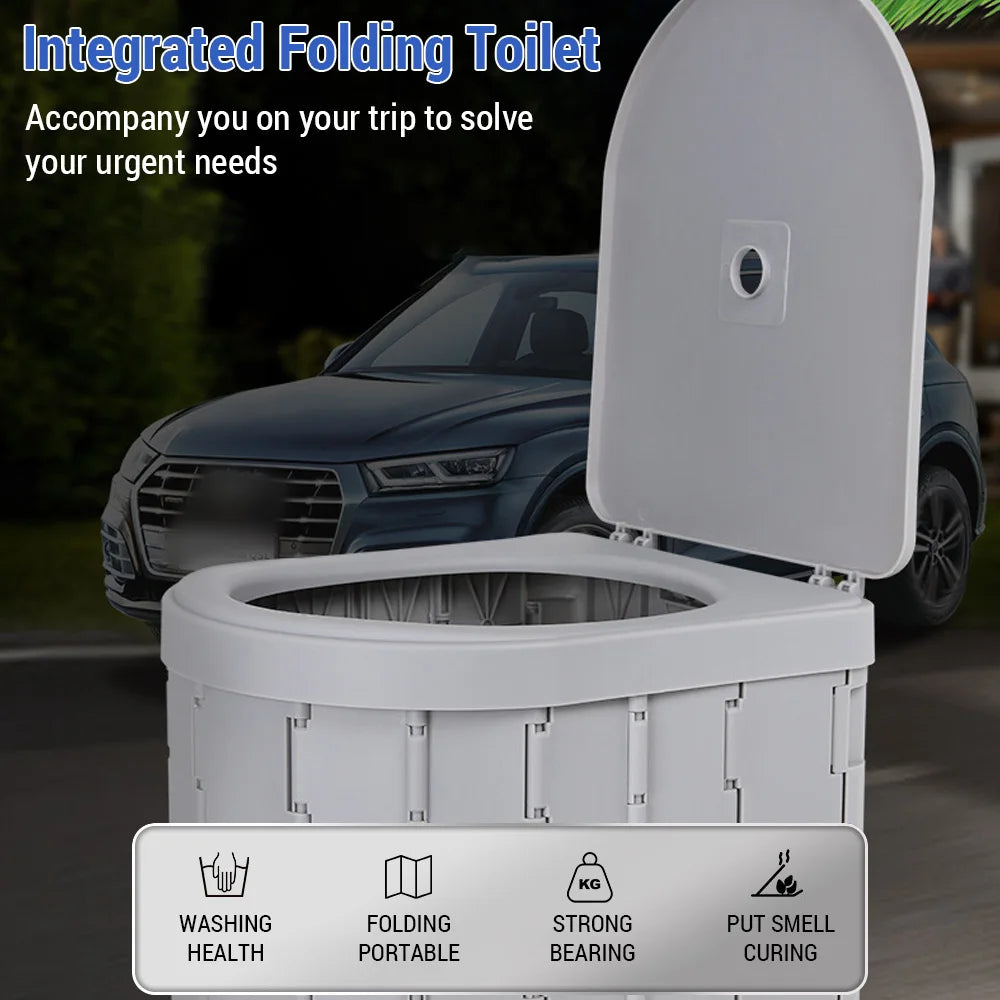 Portable Folding Camping & Car Toilet