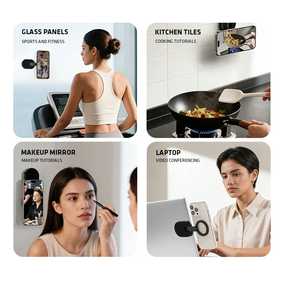 3-in-1 Magnetic Suction Phone Holder
