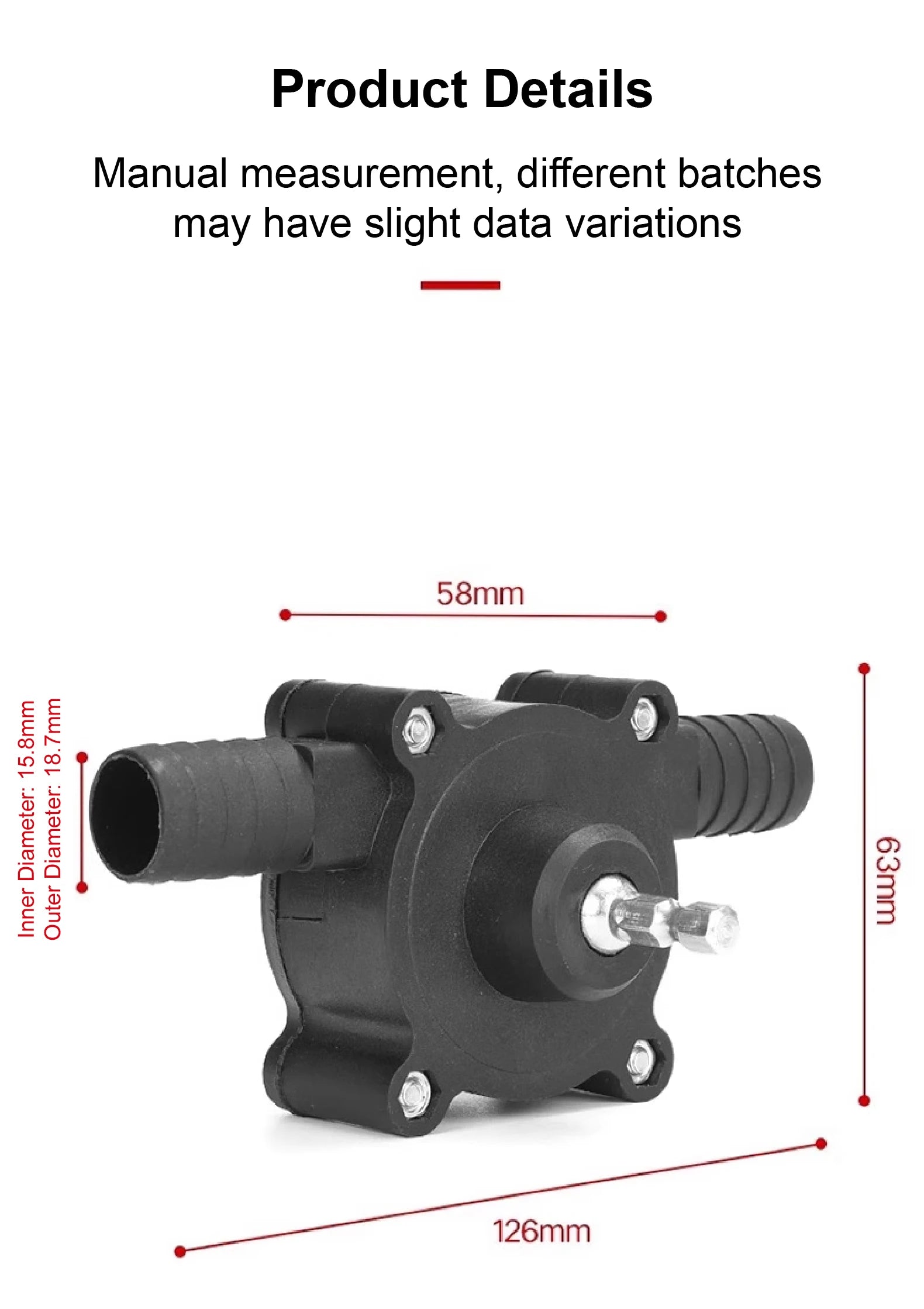 Drill Powered Water Pump