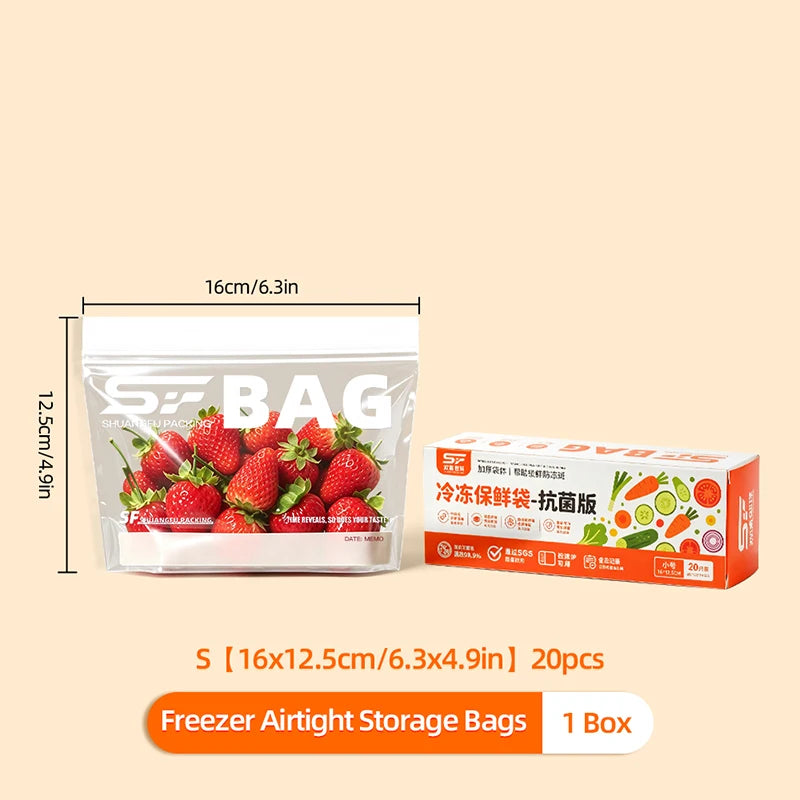 Reusable Double-Seal Food Storage Bags