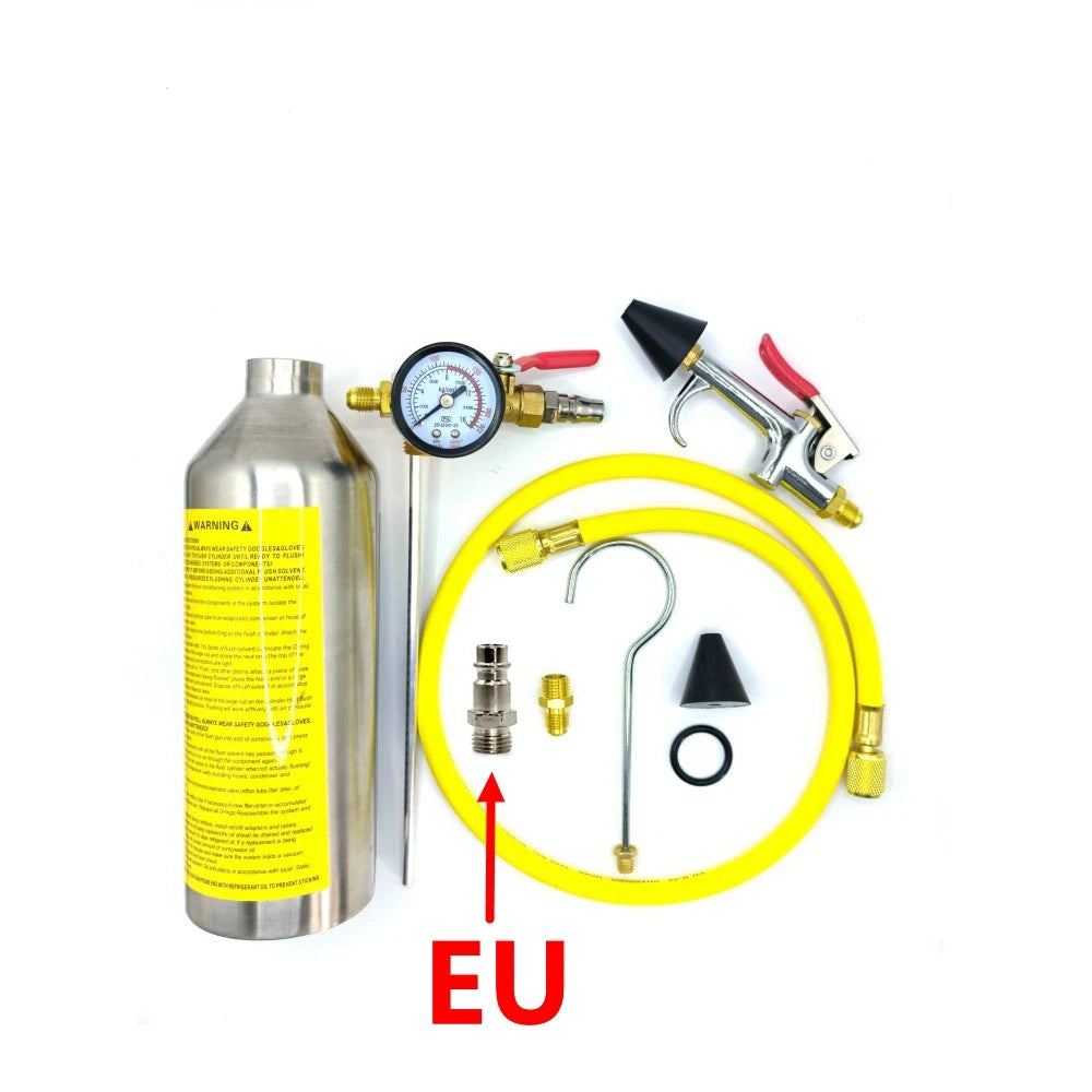 Automotive A/C System Flush Canister Kit