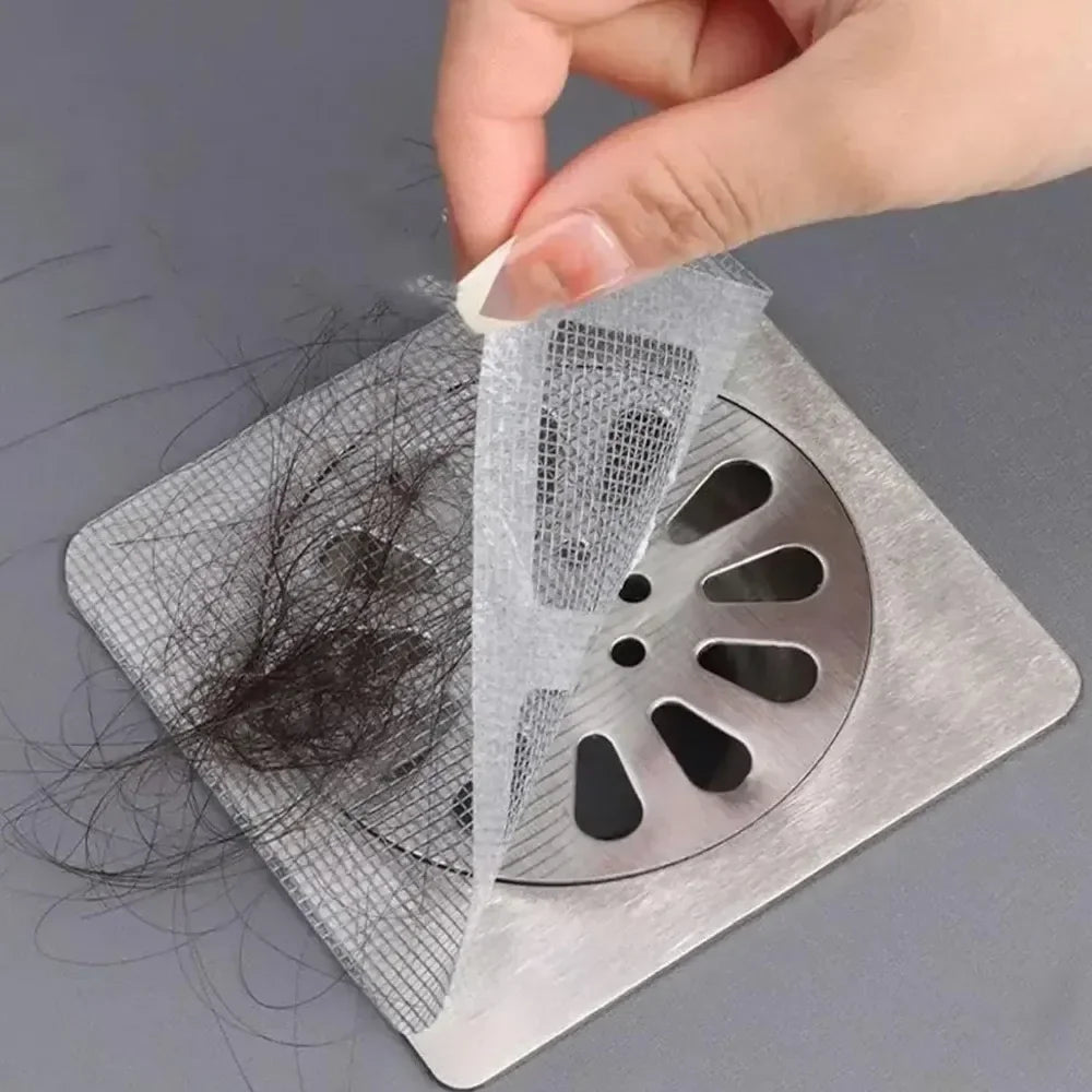 Disposable Drain Hair Catcher Mesh Stickers