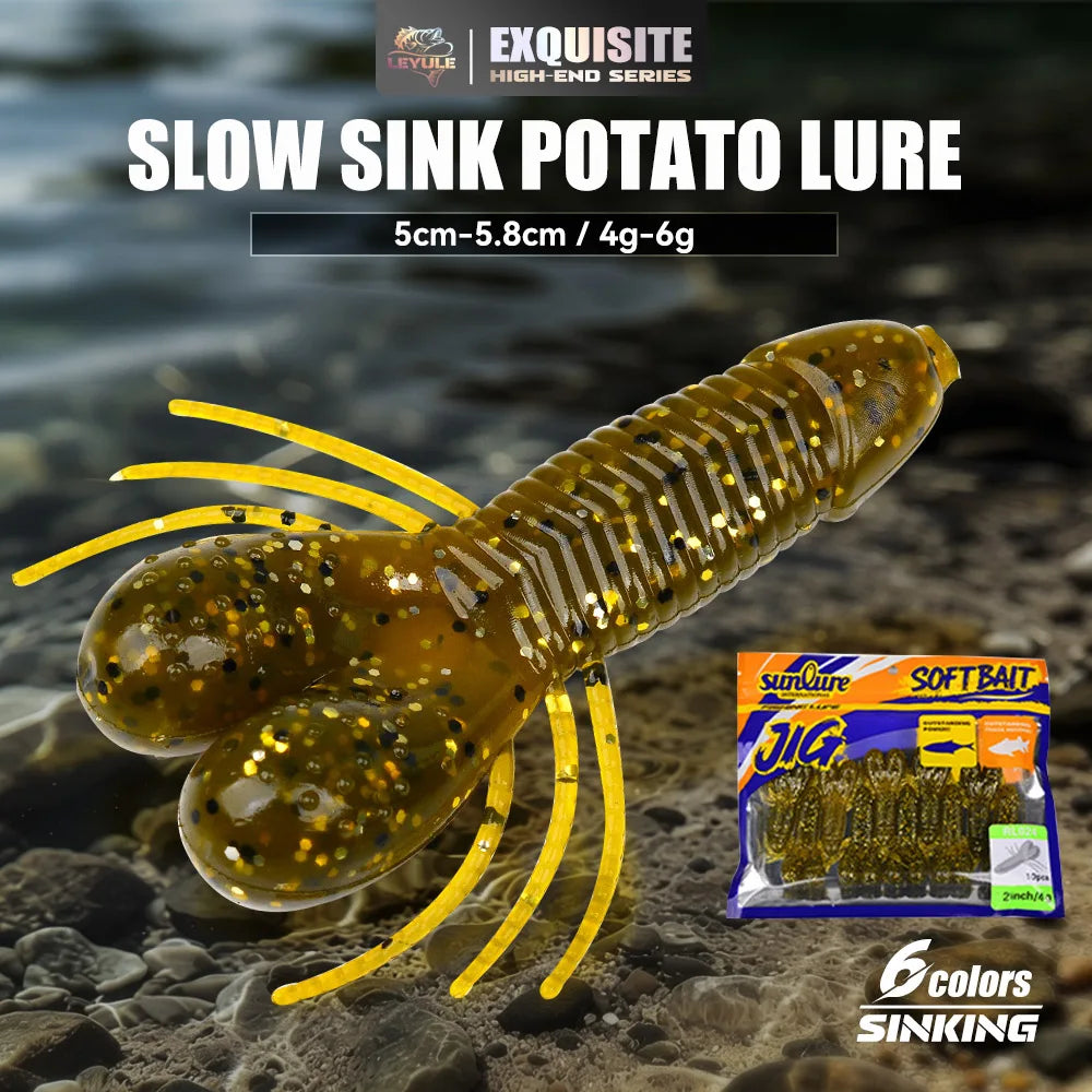 10 Pack Insect Soft Fishing Lures