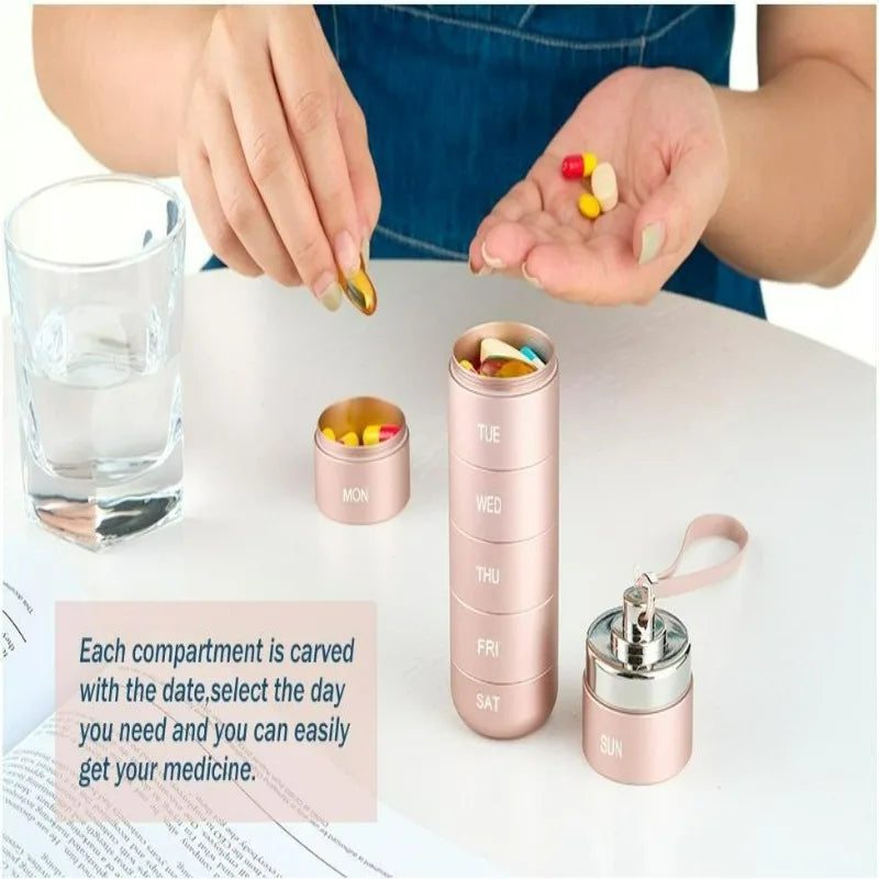 Stackable Waterproof Pill Organizer