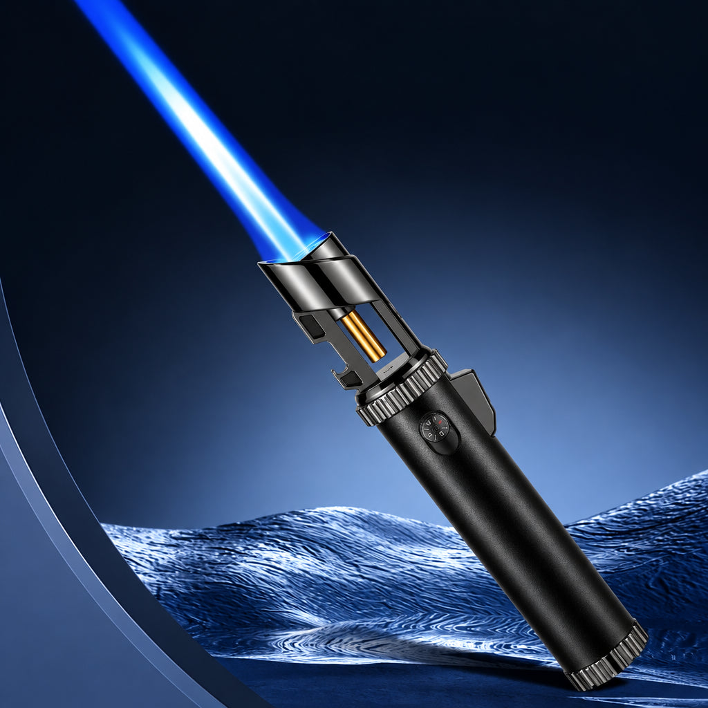 Refillable Windproof Butane Torch Lighter (NO GAS)