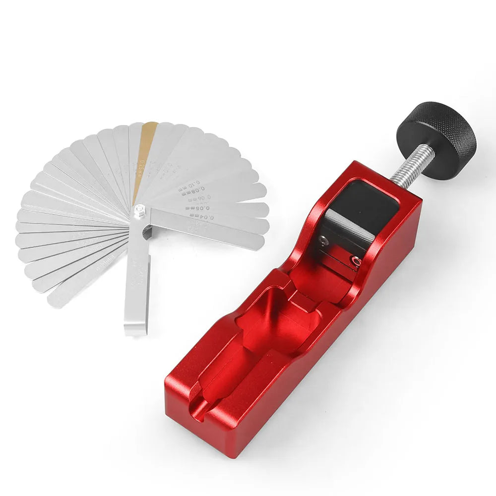 Universal CNC Aluminum Spark Plug Gap Tool Set with Feeler Gauge