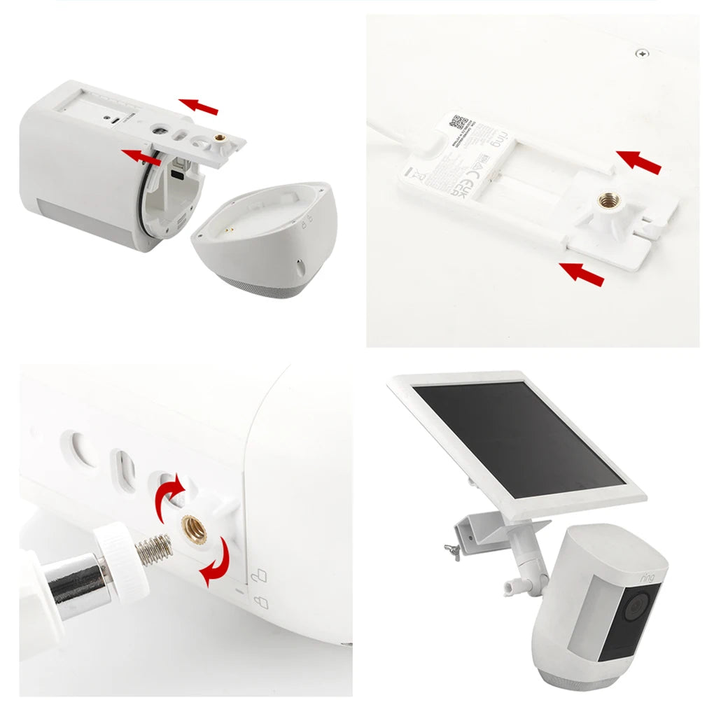 360° No-Drill Gutter Security Camera Mount