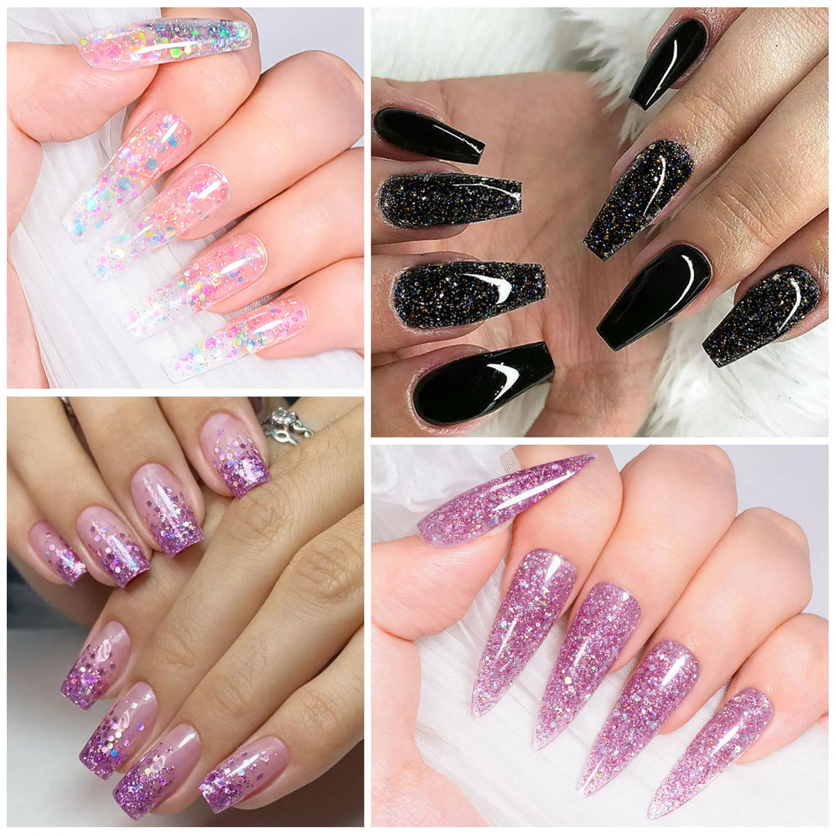Set de 10 piezas para extensión de uñas de poligel