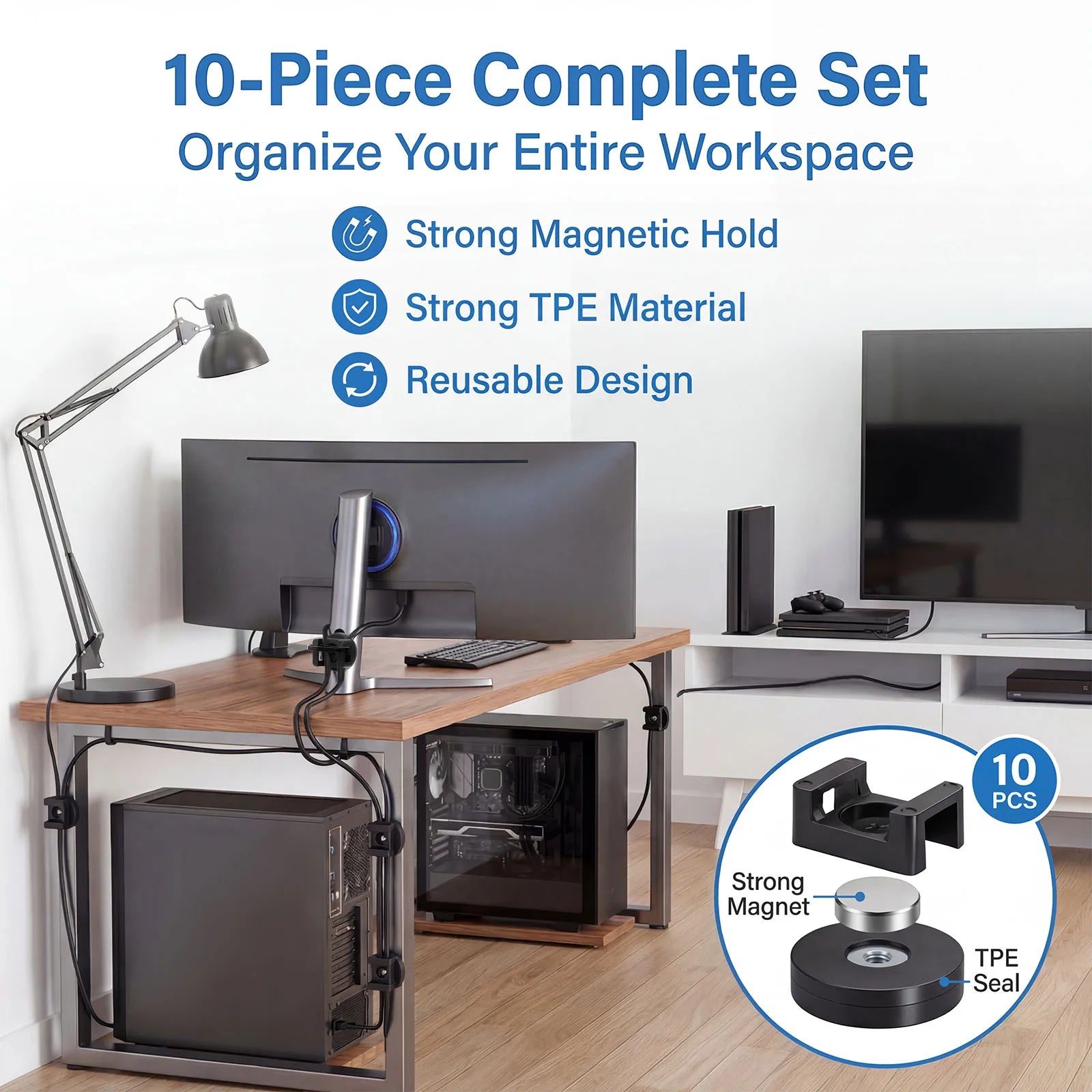 Waterproof Magnetic Cable Holders