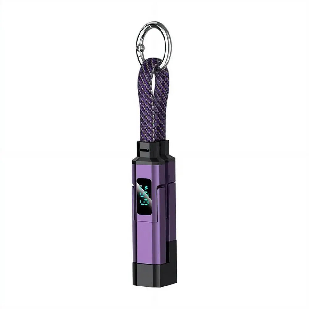 4-in-1 65W Keychain Charging Cable