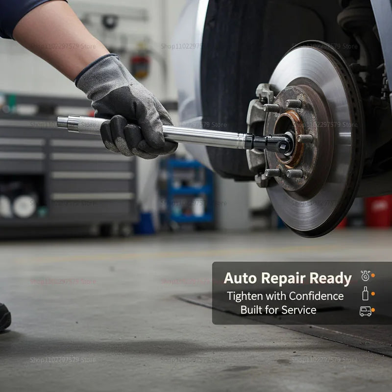 Extended 1/2-Inch Ratchet Wrench