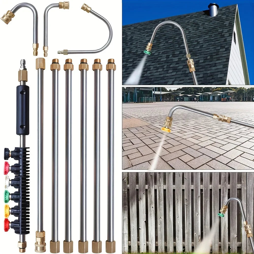 Pressure Washer Extension Wand Set with 6 Spray Nozzles