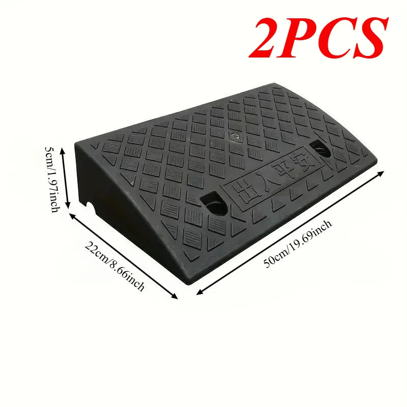 Heavy-Duty Portable Rubber Curb & Threshold Ramp