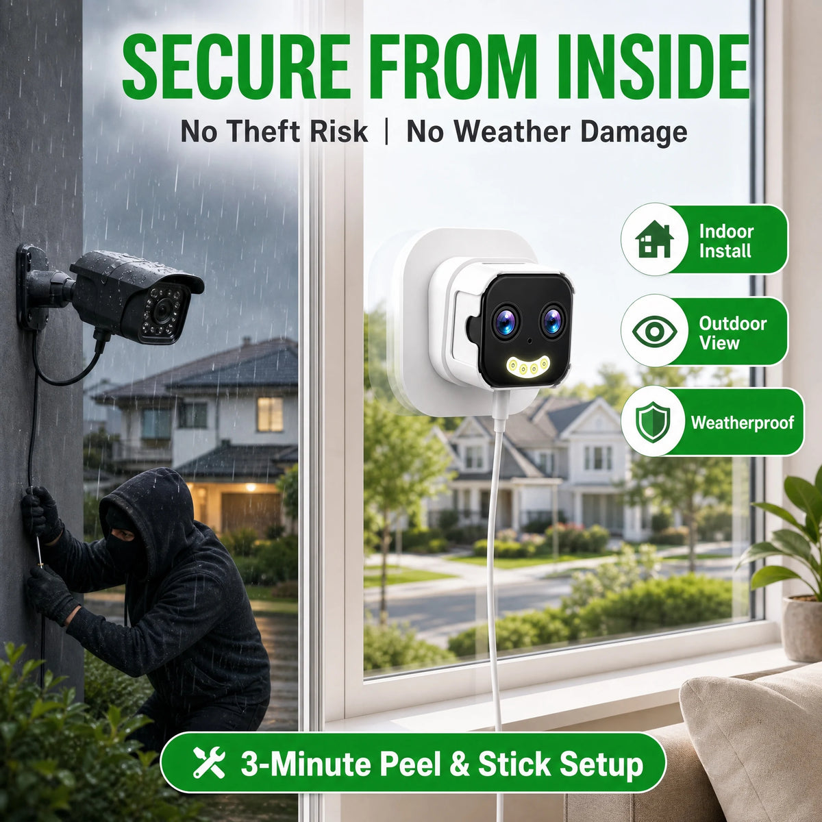 PRO 5MP Dual-Lens WiFi Security Camera with 10X Zoom