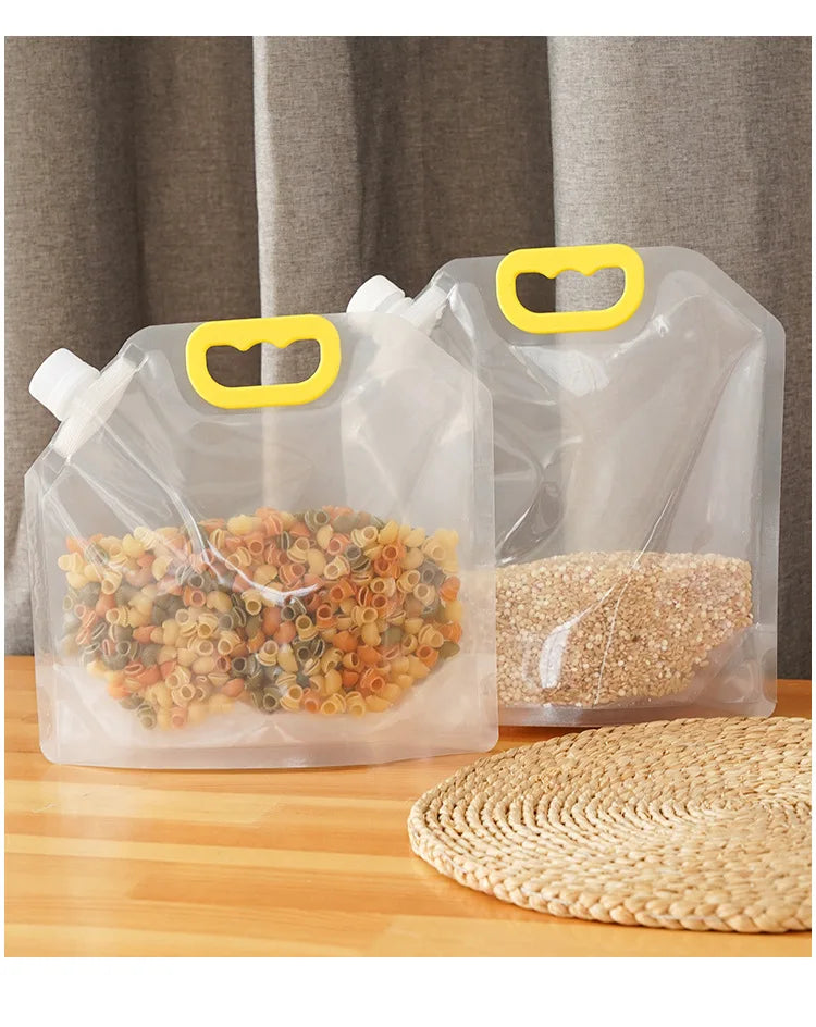 4-Pack Airtight Food Storage Bags (New)