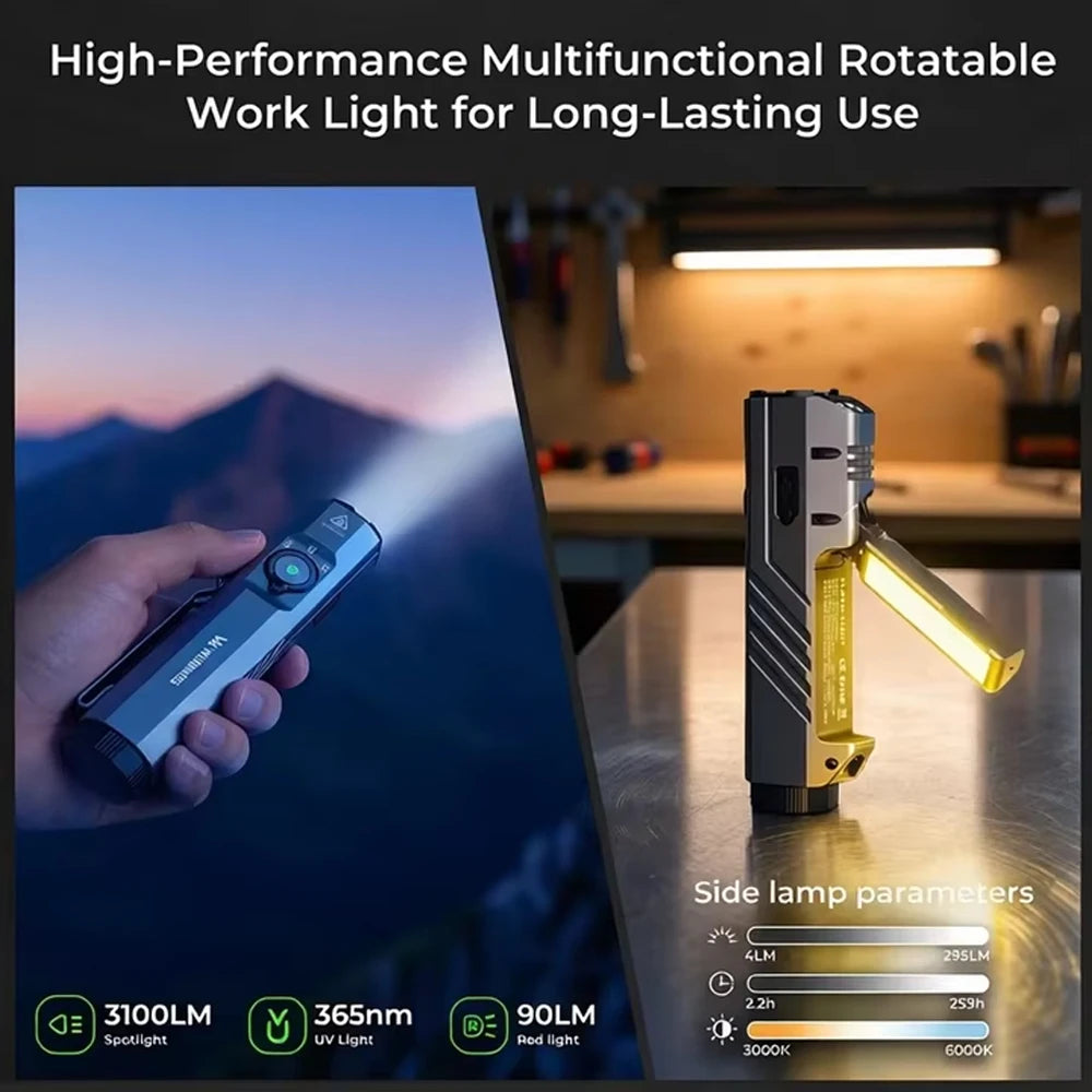 3100-Lumen Rechargeable EDC