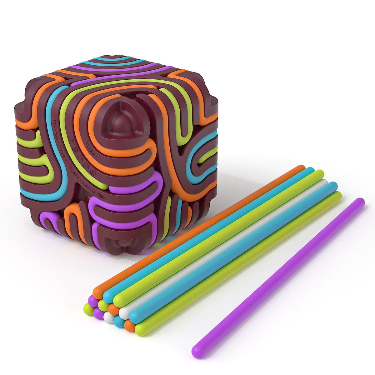 Pelota sensorial de silicona de 15 varillas – Juguete antiestrés